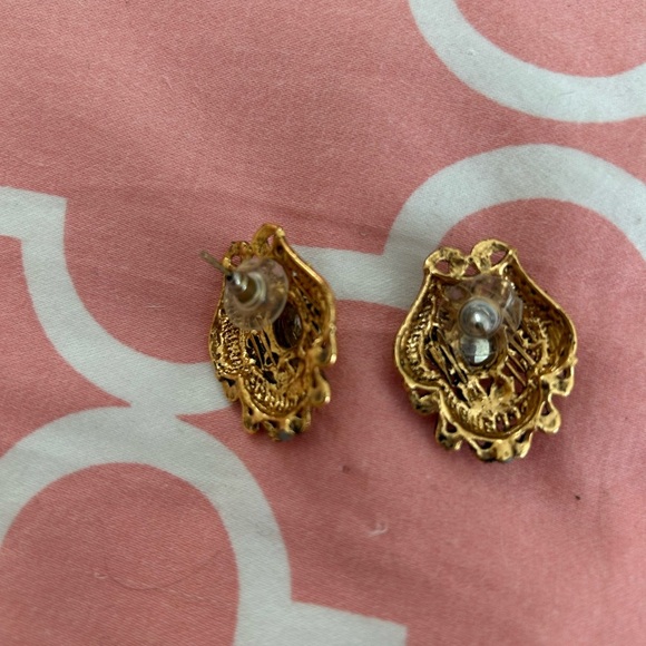 Gold Women's Earrings - Picture 3 of 3